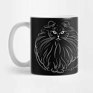 Bulky kitty for Inktober Mug